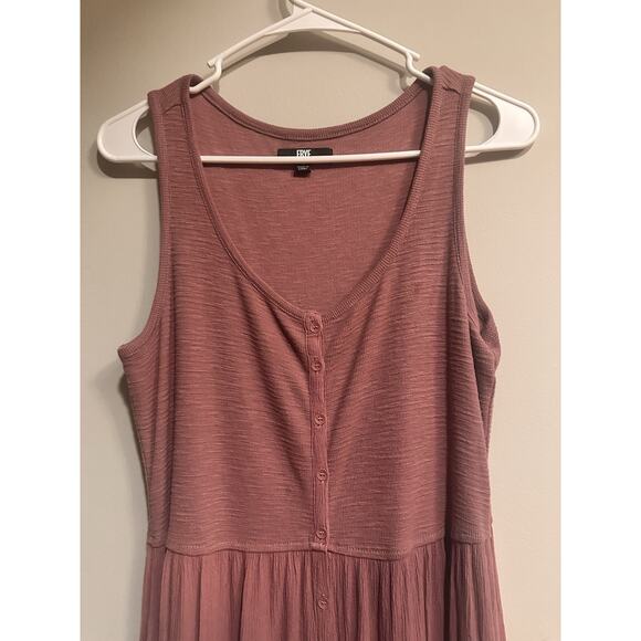 Frye Sleeveless Tank Midi Dress Size Small Button Front Coastal Casual - Picture 3 of 14